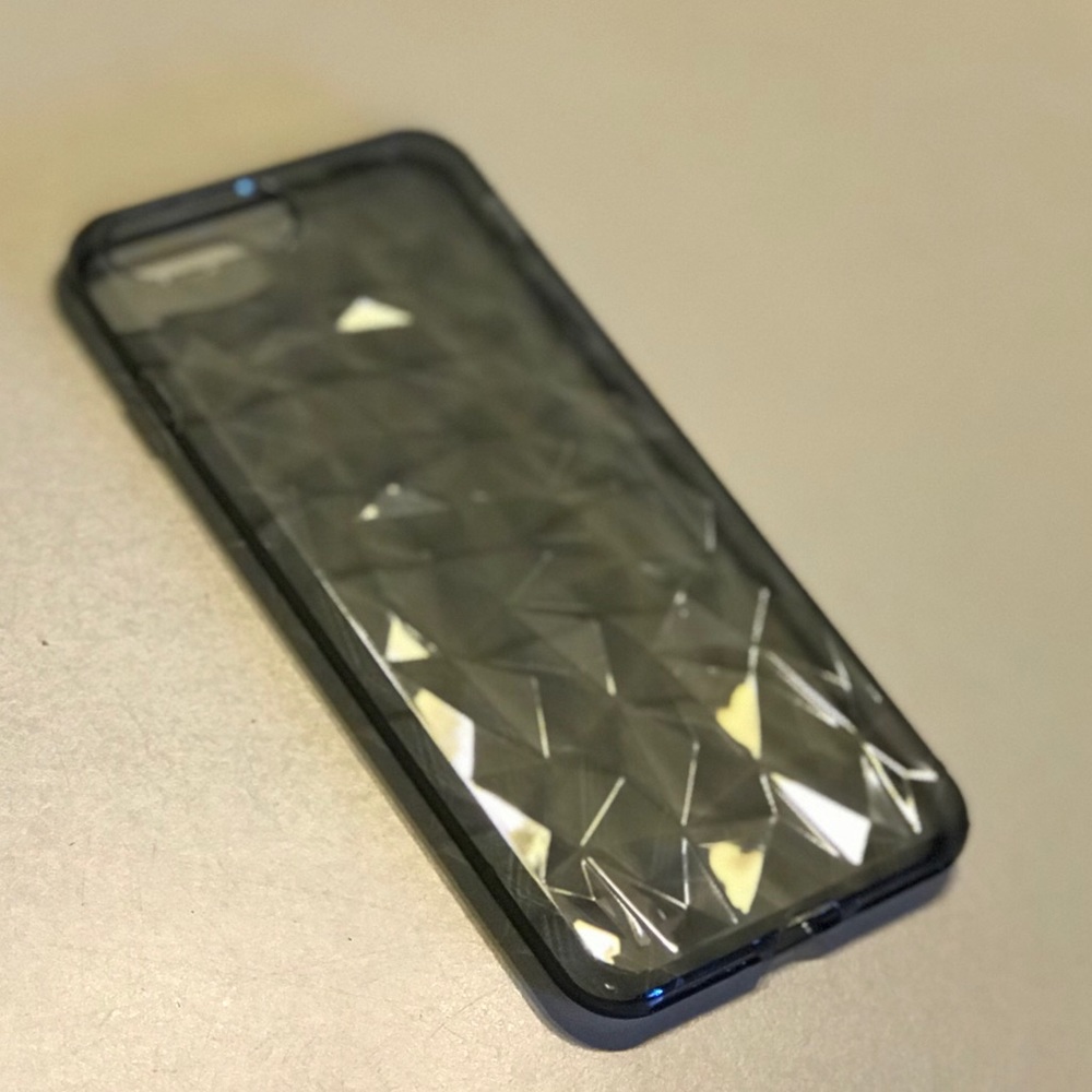 iPhone 7 Plus phone case geometric grey
